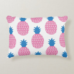 Fun Ananas nahtlose Muster Vintage Darstellung Dekokissen