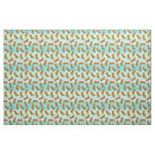 Fun Ananas Obstmuster Wasserfarbene Kunst, Dichtun Stoff (Fat Quarter (45,7 x 55,9 cm))