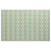 Fun Ananas Obstmuster Wasserfarbene Kunst, Dichtun Stoff (Fat Quarter (45,7 x 55,9 cm))