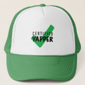 Fun and Catchy "Certified Yapper" Trucker Hat Truckerkappe (Vorderseite)