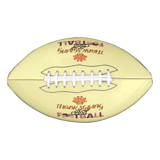 Fun and Catchy Thanksgiving Design Football (Vorderseite)