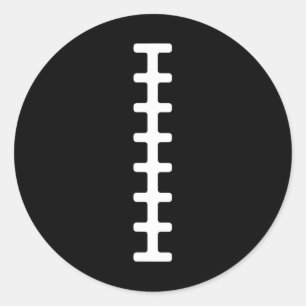 Fun and easy Halloween Football Kostüm T-Shirt LL Runder Aufkleber