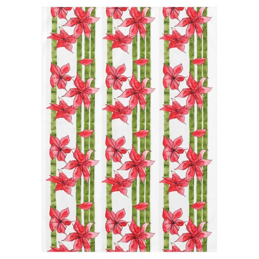 FUN AND FABULOUS POINSETTIA TABLECLOTH TISCHDECKE (Vorderseite)