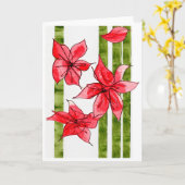 FUN AND FESTIVE HOLIDAY CARD KARTE (Gelbe Blume)