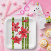 FUN AND FESTIVE SQUARE PAPER PLATE PAPPTELLER (Party)