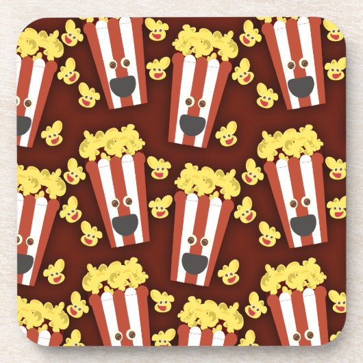 Fun and Fresh Movie Popcorn Getränkeuntersetzer (Vorderseite)