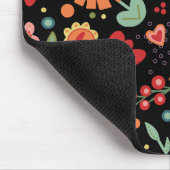 "Fun and Funky" Floral Inspirivity Mouse Pad Mousepad (Ecke)