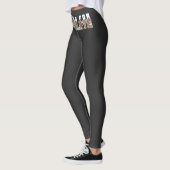 Fun And Funky Running For Chocolate Text Design Leggings (Links)
