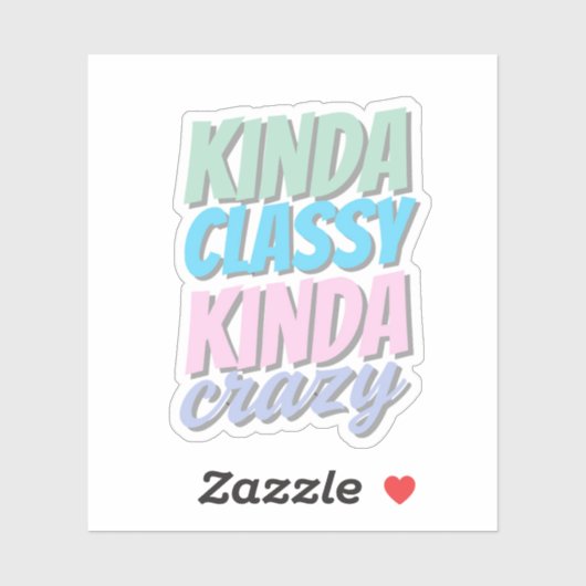 Fun and Quirky Sticker  (Blatt)