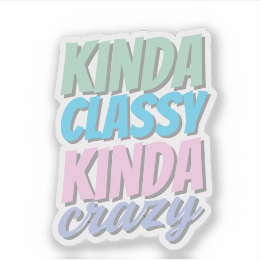 Fun and Quirky Sticker  (Vorderseite)