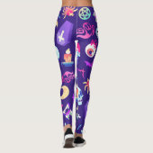 Fun and Spooky Halloween Muster Leggings (Rückseite)