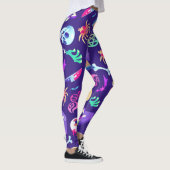 Fun and Spooky Halloween Muster Leggings (Rechts)