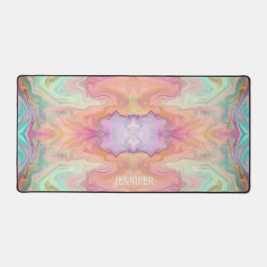 Fun angepasste Hübsche moderne Muster farbenfroh B Schreibtischunterlage (Vorderseite)