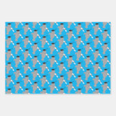 Fun Animal Manate Abschluss Geschenkpapier Set (Vorderseite 3)