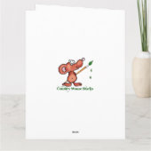 Fun Animal Spaß Rabbit Alt Geburtstag Karte (Rückseite)