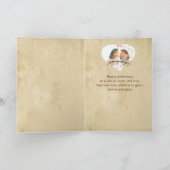 Fun Anniversary to Both Love bird Humor Karte (Innenseite)