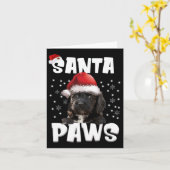 Fun Apoo Weihnachtslicht Tree Dog Lover Xmas Karte (Gelbe Blume)