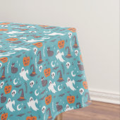 Fun Aquamarin Doodle Halloween Muster Tischdecke (Beispiel)
