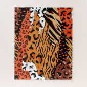 Fun Aquarellmuster Puzzle (Vertikal)