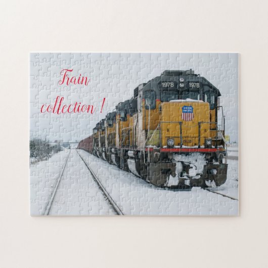 Fun Art Train Picture Family Puzzle (Horizontal)