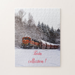 Fun Art Train Picture Family Puzzle