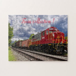 Fun Art Train Picture Family Puzzle