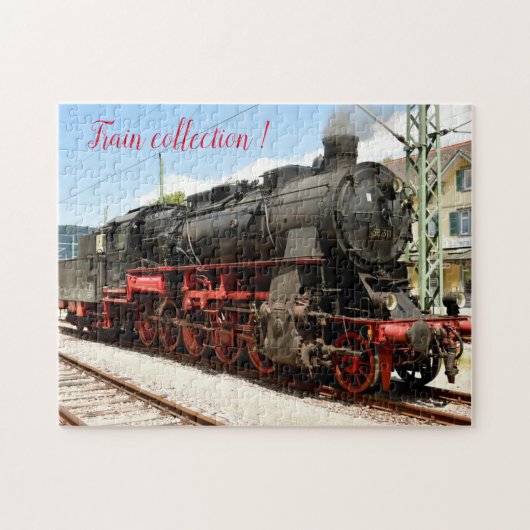 Fun Art Train Picture Family Puzzle (Horizontal)