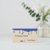 Fun Artist Paint Tropfens Visitenkarte (Stehend Vorderseite)