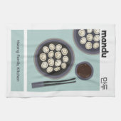 Fun Asian Food New Year Korean Dumpling Poster Geschirrtuch (Horizontal)