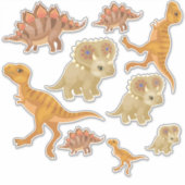 Fun Assorted Dinosaurier Vinyl Aufkleber (Vorderseite)