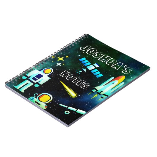 Fun Astronaut Collage Notizblock (Linke Seite)