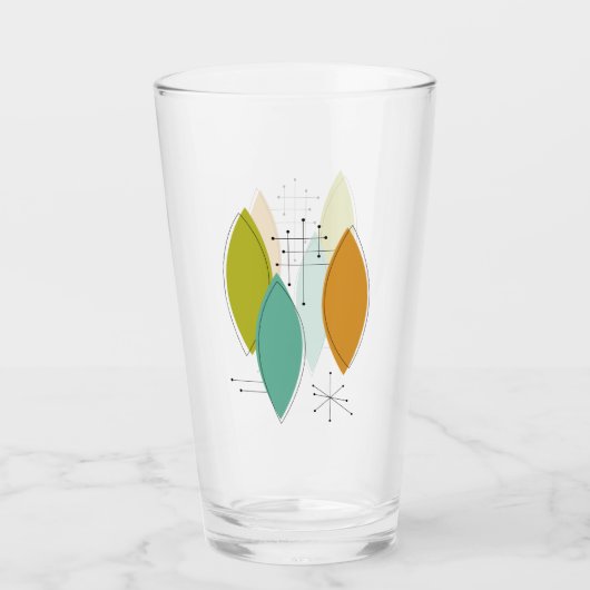 Fun Atomage Surfboard Formen Mitte des Jahrhundert Glas (Vorderseite)