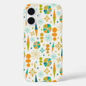 Fun Atomic Age Retro Formen Sternexplosion Mitte d Case-Mate iPhone Hülle (Rückseite)