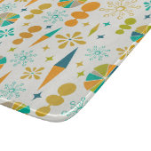 Fun Atomic Shapes Sternexplosion Retro Mitte des J Schneidebrett (Ecke)