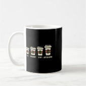 Fun Autismus Mama Kaffeebewusstsein Mütter Tag Kaffeetasse (Links)