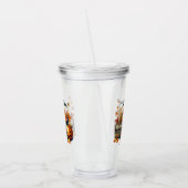 Fun Autumn Halloween Candy Corn Acrylic Tumbler Acryltrinkbecher (Links)