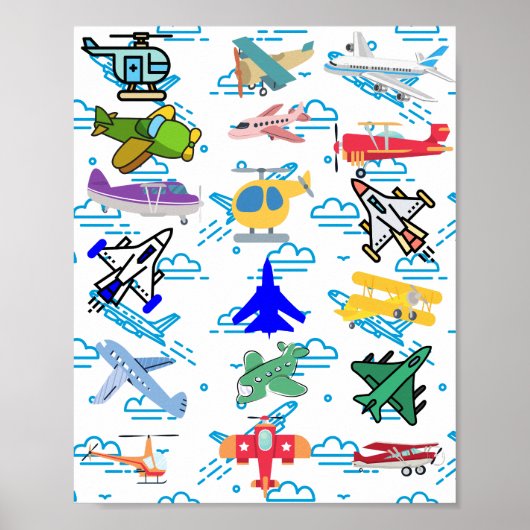 Fun Aviation Flying Poster (Vorne)