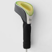 Fun Avocado 4Sean (Name) Golf Headcover (angewinkelt)