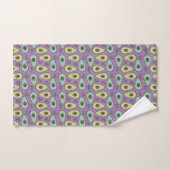 Fun Avocado Halbgrün Muster Badhandtuch Set (Handtuch)