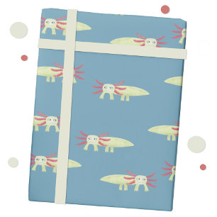 Fun Axolotl Geschenkpapier
