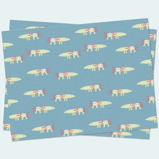 Fun Axolotl Seidenpapier