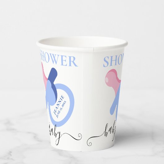 Fun Baby Binky BABY SHOWER Pappbecher (Rechts)