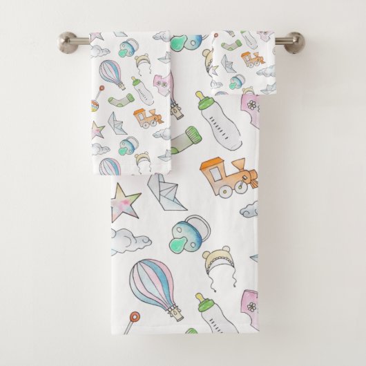 Fun Baby Dinge Badhandtuch Set (Insitu)