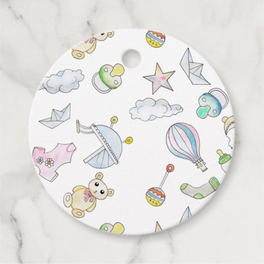 Fun Baby Dinge Geschenkanhänger (Vorderseite)