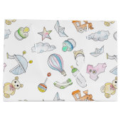 Fun Baby Dinge Große Geschenktüte (Rückseite)