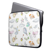 Fun Baby Dinge Laptopschutzhülle (Vorderseite Links)
