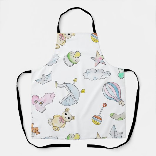 Fun Baby Dinge Schürze (Vorderseite)