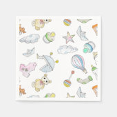 Fun Baby Dinge Serviette (Vorderseite)