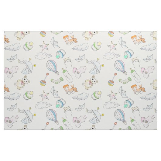 Fun Baby Dinge Stoff (Fat Quarter (45,7 x 55,9 cm))