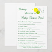 Fun Baby Dusche Feud Spielkarten Einladung (Vorne/Hinten)